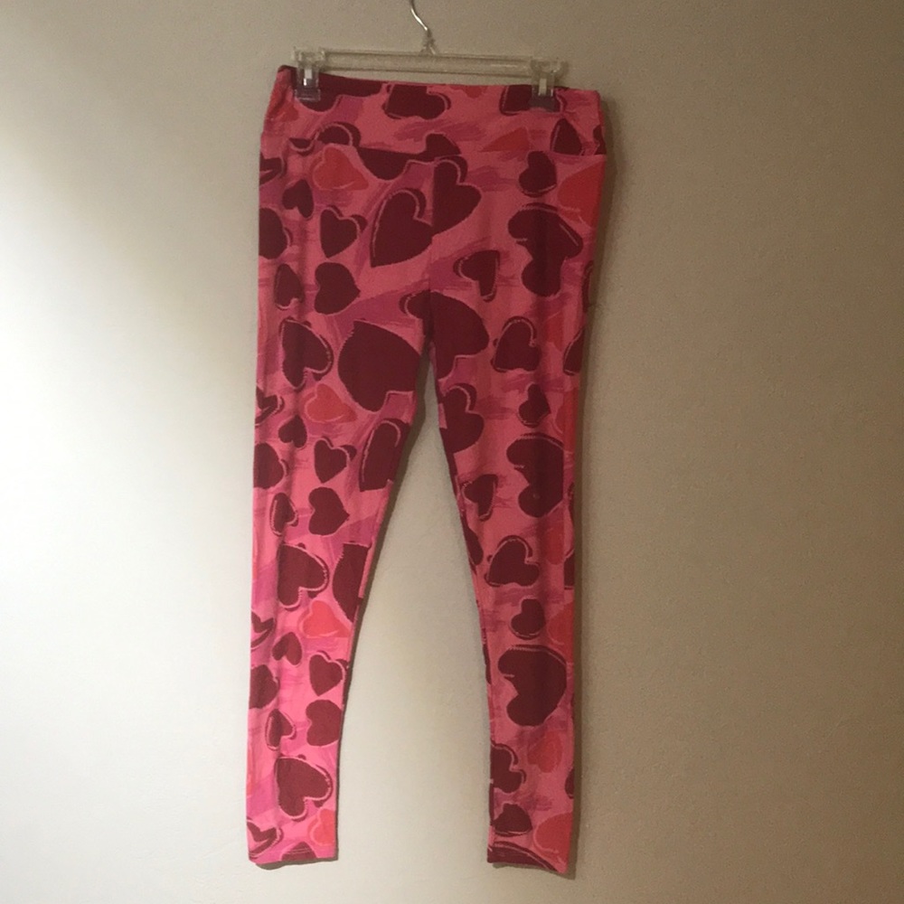 Cute heart print Lularoe leggings
